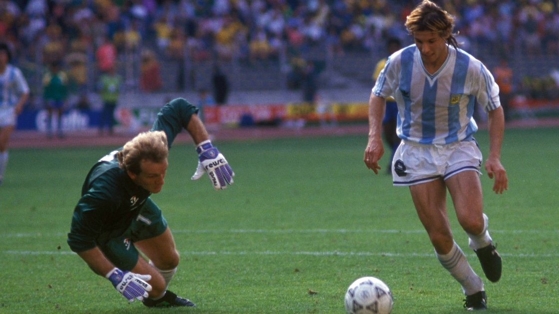 Claudio Caniggia Goal 81' | Brazil vs Argentina | 1990 FIFA World Cup Italy™