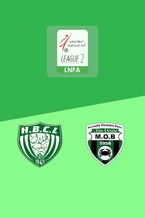 HB Chelghoum Laïd vs MO Béjaïa | Ligue 2 2025/26 | Partido completo