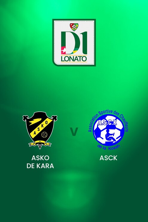 ASKO x ASCK | Championnat de Première Division D1 | Togo | Jogo completo