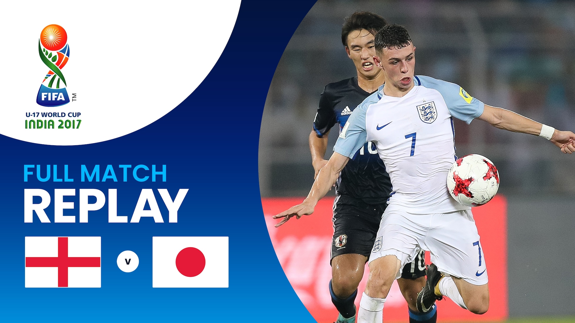 England v Japan | Round of 16 | FIFA U-17 World Cup India 2017™ | Full Match Replay