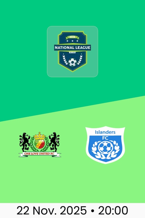 One Love United FC - Islanders FC | BVIFA National Liga 2025/26