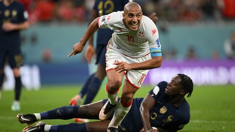 Das Tor von Wahbi Khazri 58' | Tunesien - Frankreich | FIFA Fussball-Weltmeisterschaft Katar 2022™
