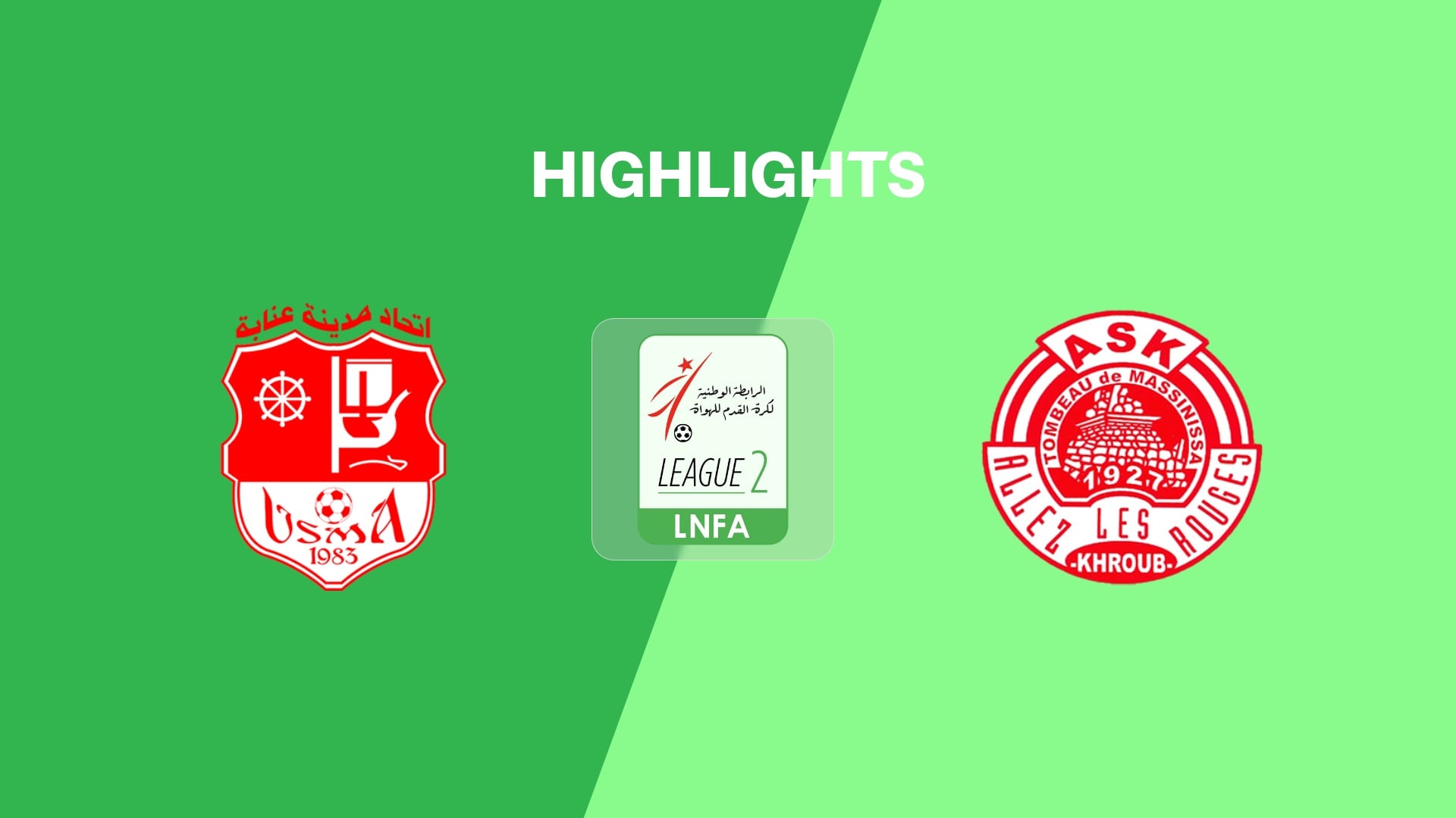 USM Annaba - AS Khroub | Ligue 2 2025/26 | Résumé vidéo