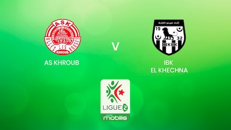 AS Khroub x IBK El Khechna | Ligue 2 2024/25 | Argélia | Jogo completo