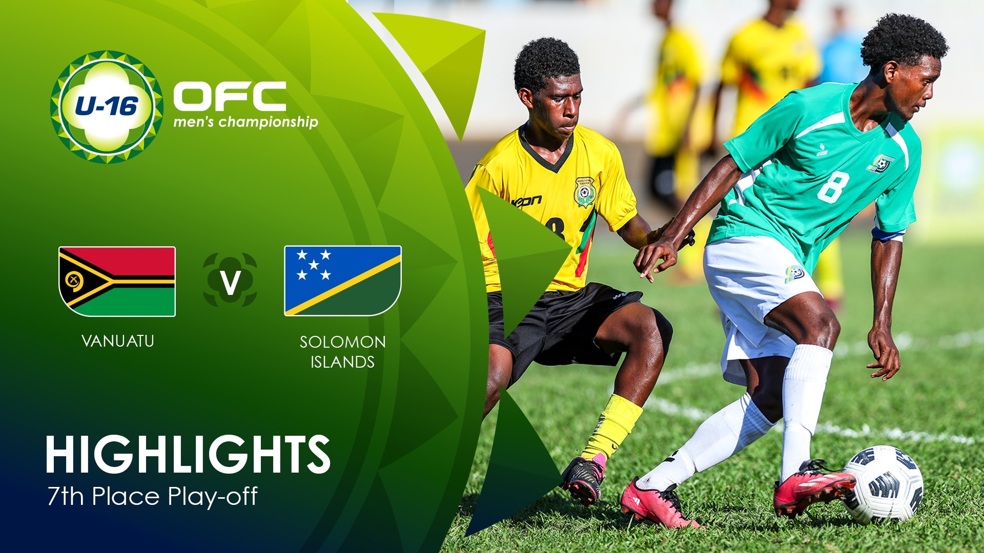 Vanuatu v Solomon Islands | Play-off for seventh place | OFC U-16 Men's Championship | Highlights