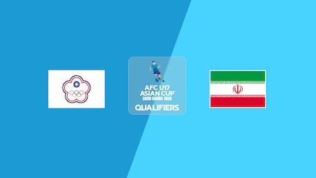 Taipei Chinês x RI do Irã | Grupo D | Eliminatórias da AFC U17 Asian Cup 2026
