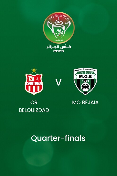 CR Belouizdad - MO Béjaïa | Viertelfinale | Algerischer Pokal 2024/25 | Spiel in voller Länge