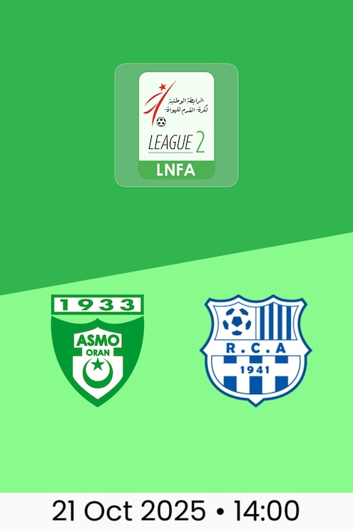 ASM Oran v RC Arbaâ | Ligue 2 2025/26