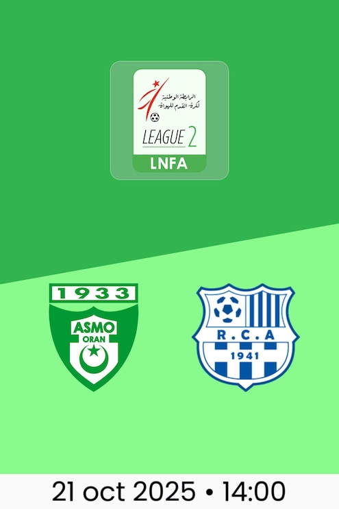 ASM Oran vs RC Arbaâ | Ligue 2 2025/26
