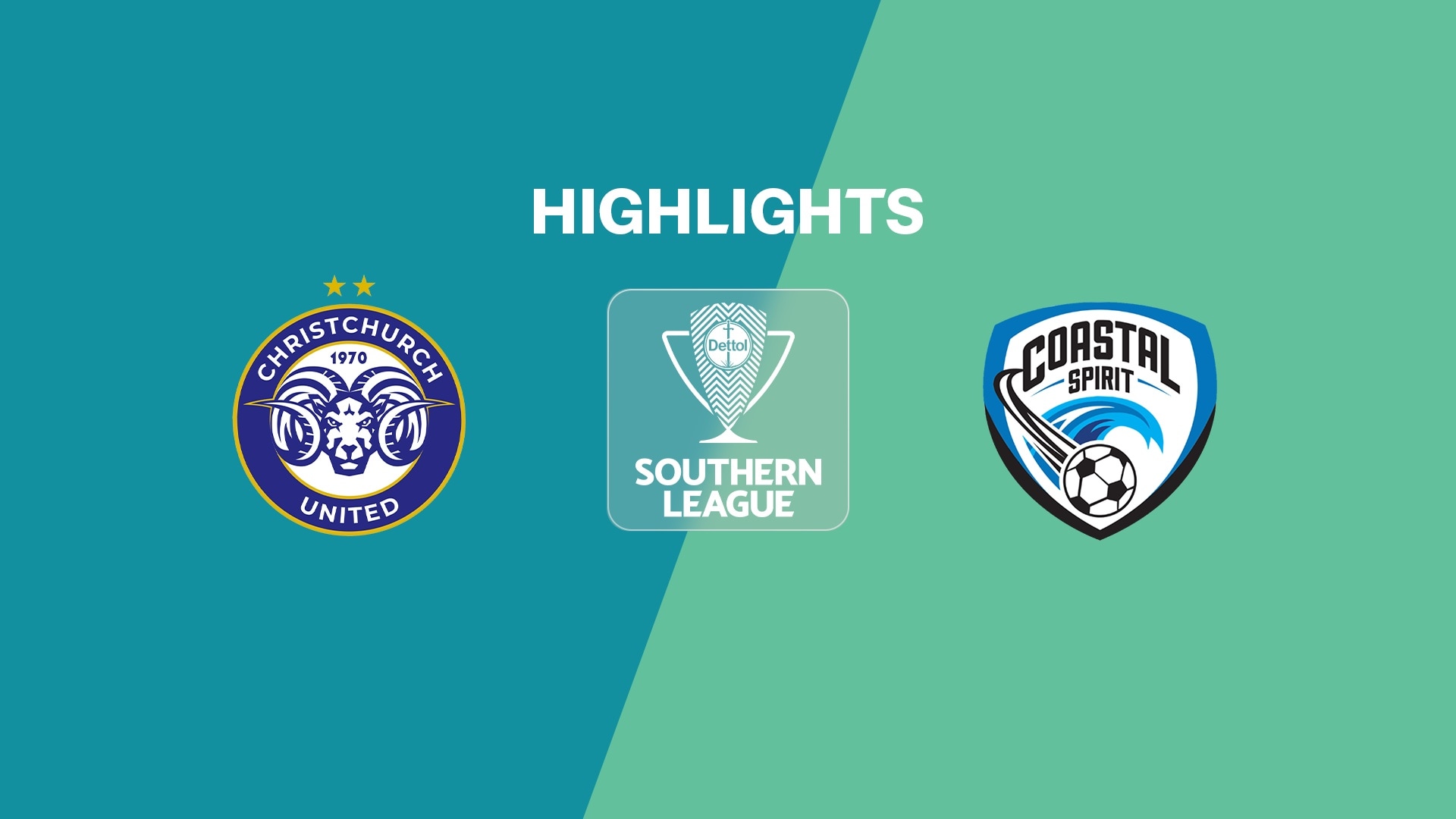 Christchurch United vs Coastal Spirit | Liga Sur | Liga Nacional 2025 | Highlights