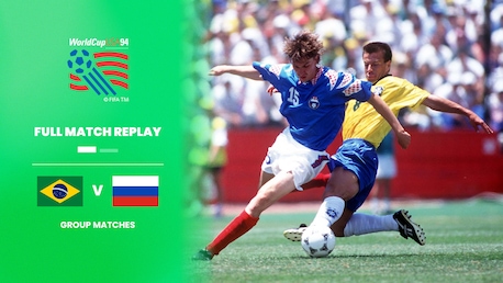 Brasil vs Rusia | Grupo B | Copa Mundial de la FIFA Estados Unidos 1994™ | Partido Completo