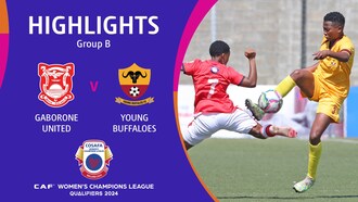 Gaborone United Ladies x Young Buffaloes FC | Fase de grupos | CAF Women’s Champions League | COSAFA Qualifier 2024 | Melhores momentos