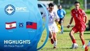 Tahiti V Samoa | Play-off For Fifth Place | OFC U-19 Men's Championship ...