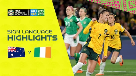 Australien - Republik Irland | Gruppe B | FIFA Frauen-Weltmeisterschaft Australien & Neuseeland 2023™ | Highlights (Gebärdensprache)