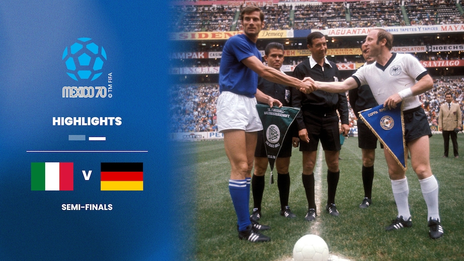 Italia vs República Federal de Alemania | Semifinales | Copa Mundial de la FIFA México 1970™ | Highlights