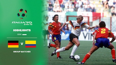 Germany FR v Colombia | Group D | 1990 FIFA World Cup Italy™ | Highlights