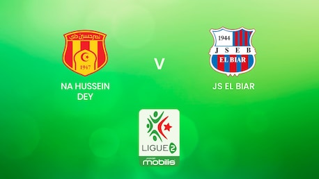 NA Hussein Dey vs JS El Biar | Ligue 2 2024/25 | Argelia| Partido completo