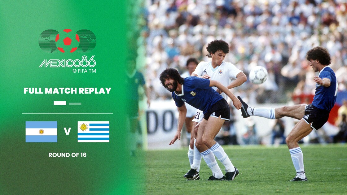 Argentina V Uruguay Round Of 16 1986 Fifa World Cup Mexico邃 Full