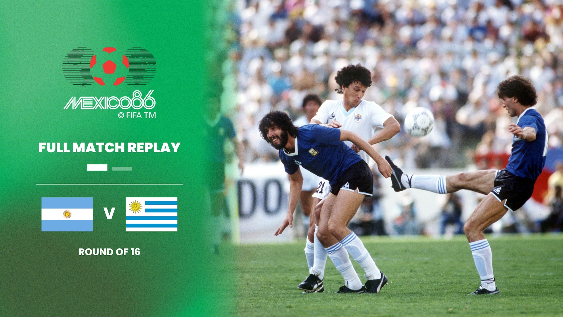Argentinien - Uruguay | Achtelfinale | FIFA Fussball-Weltmeisterschaft Mexiko 1986™ | Spiel in voller Länge