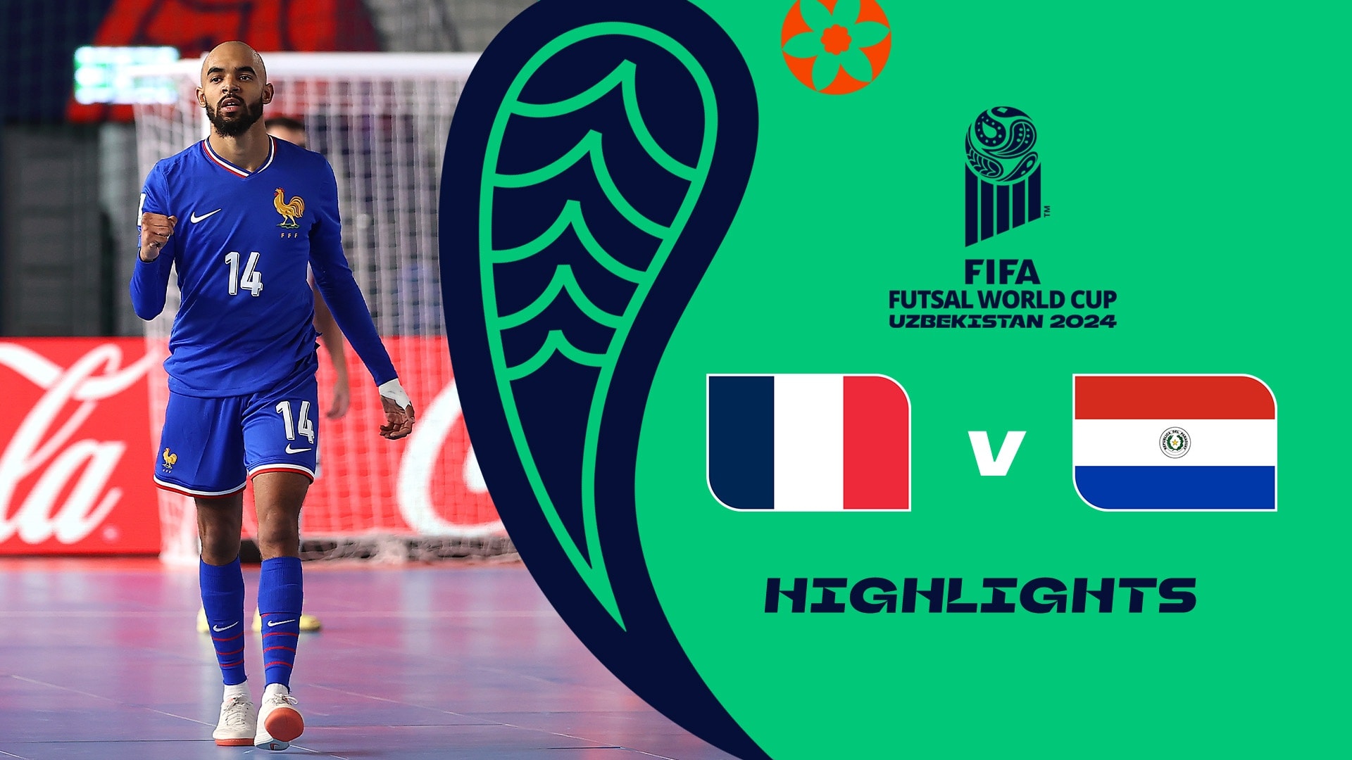 France v Paraguay | Quarter-finals | FIFA Futsal World Cup Uzbekistan 2024™ | Highlights