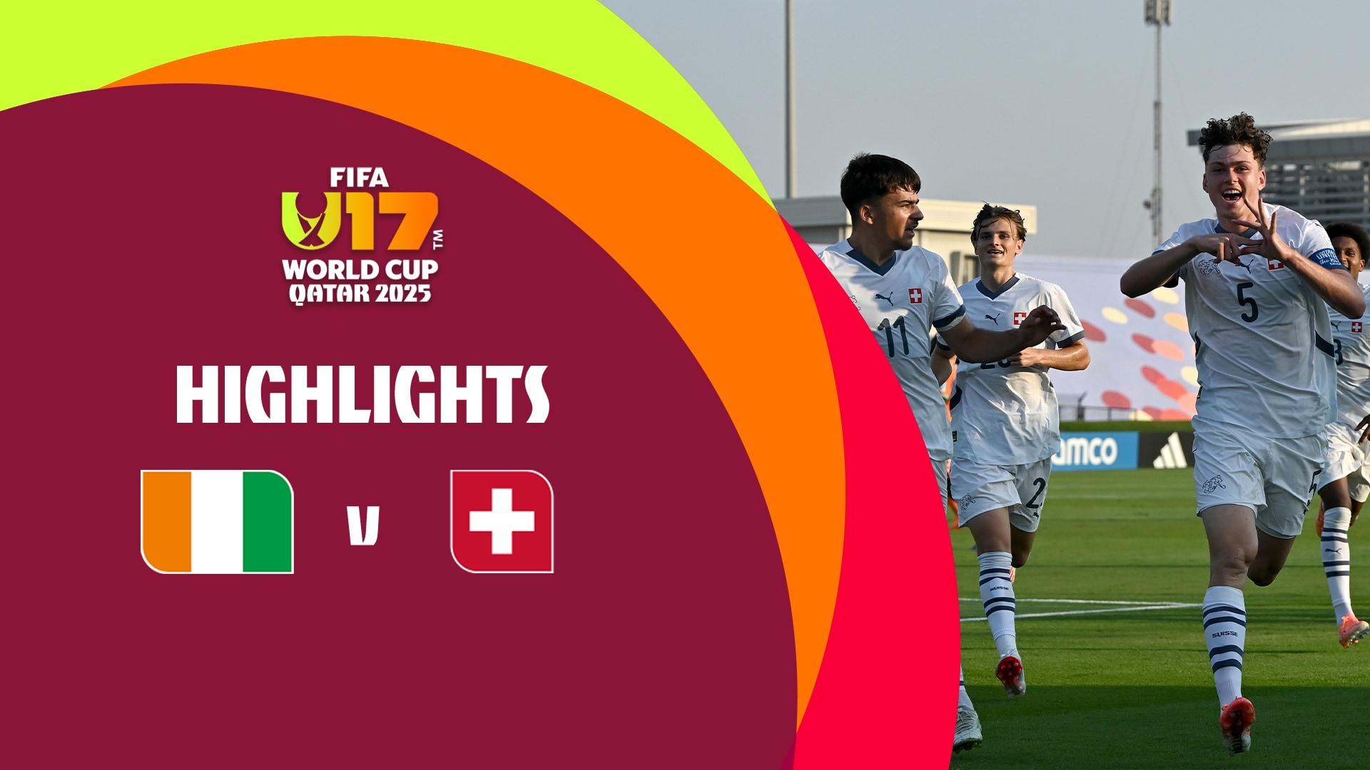 Costa de Marfil vs Suiza | Copa Mundial Sub-17 de la FIFA Catar 2025™ | Highlights