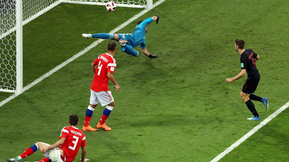 Andrej Kramaric Goal 40' | Russia v Croatia | 2018 FIFA World Cup Russia™