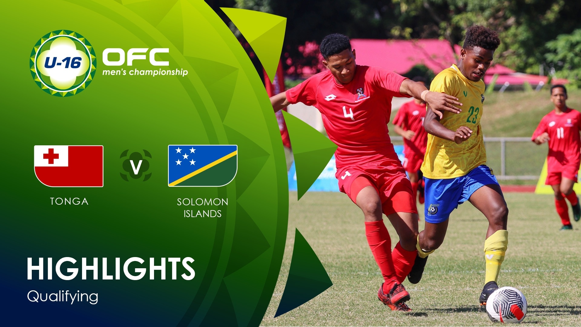 Tonga v Solomon Islands | OFC U-16 Men's Championship Qualifying | Highlights