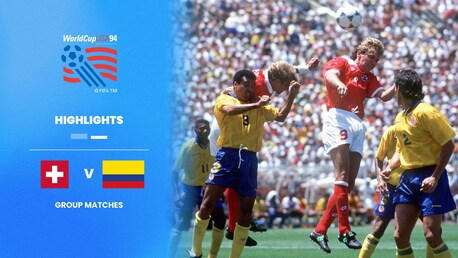 Suiza vs Colombia | Grupo A | Copa Mundial de la FIFA Estados Unidos 1994™ | Highlights