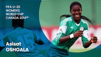 Aisat Oshoala aos 19 anos | Copa do Mundo FIFA Feminina Sub-20 de 2014, no Canadá