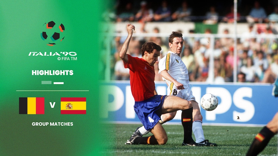 Belgium v Spain | Group E | 1990 FIFA World Cup Italy™ | Highlights