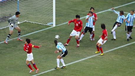 Gol en contra de Park Chu-young 16' | Argentina vs República de Corea | Copa Mundial de la FIFA Sudáfrica 2010™