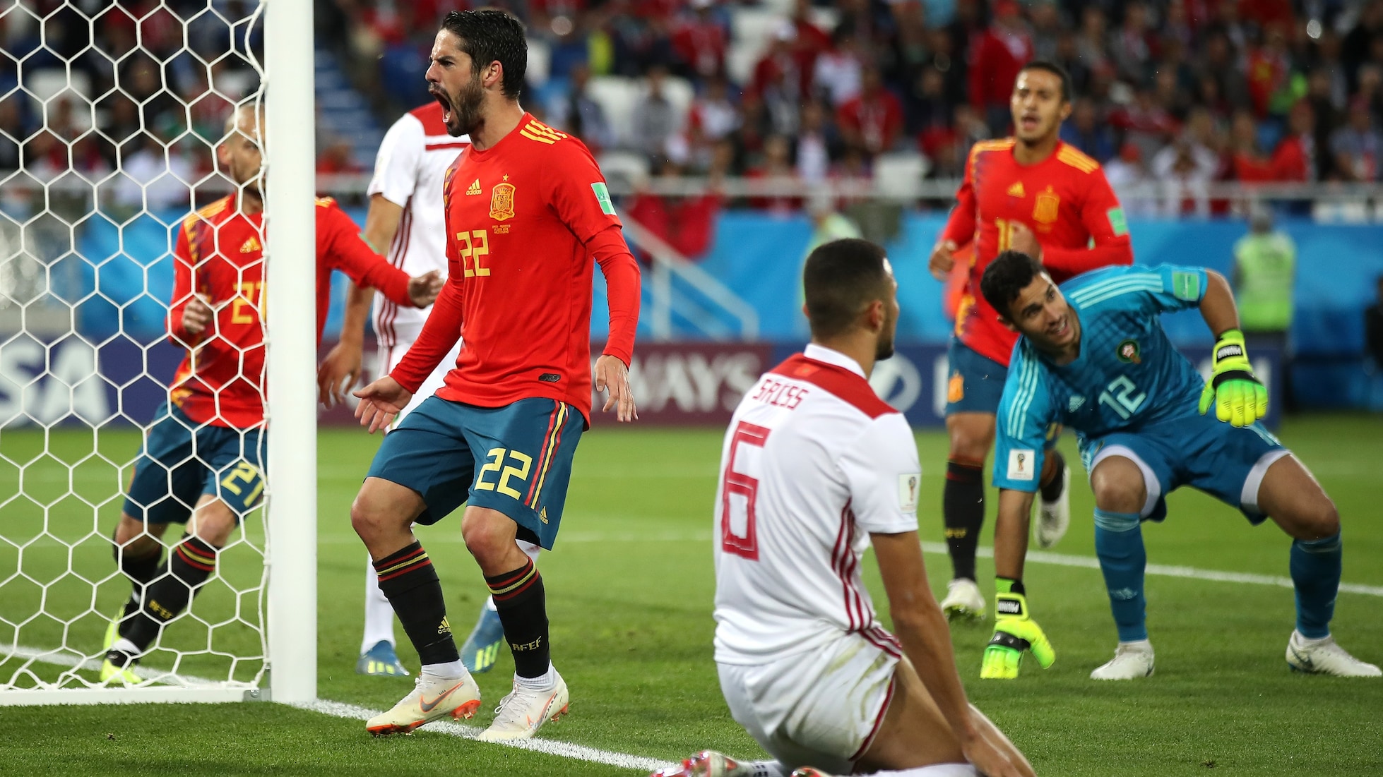 Isco Goal 19' | Spain v Morocco | 2018 FIFA World Cup Russia™