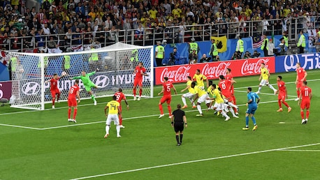 Yerry Mina Goal 90'+3' | Colombia v England | 2018 FIFA World Cup Russia™