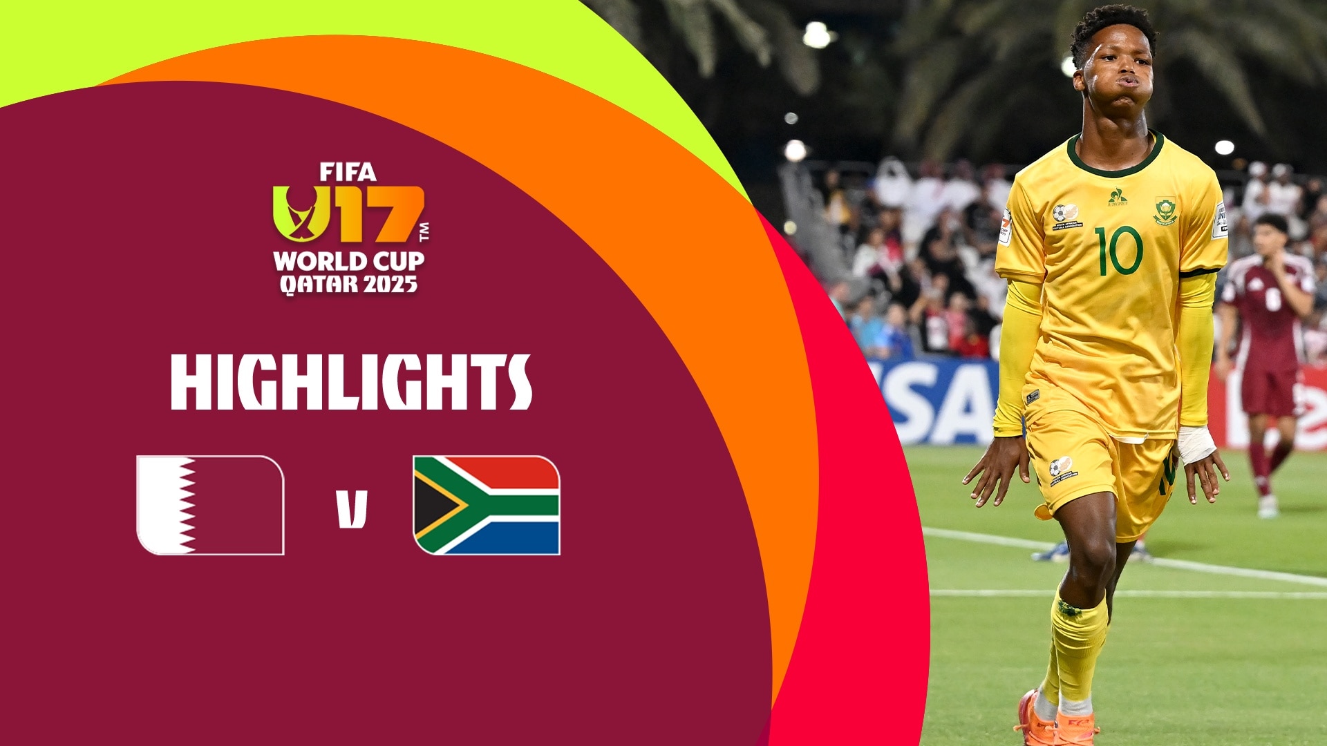 Qatar - Afrique du Sud | Coupe du Monde U-17 de la FIFA, Qatar 2025™ | Résumé vidéo