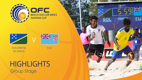 Solomon Islands v Fiji | Group Stage | OFC Beach Soccer Men's Nations Cup | Highlights