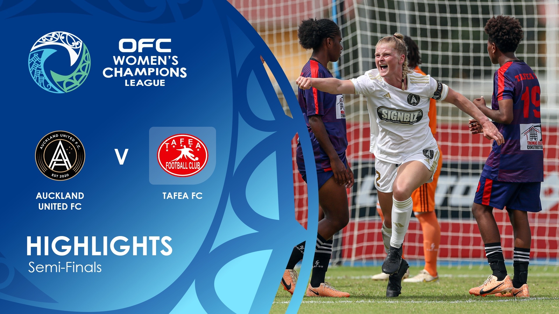 Auckland United FC v Tafea FC | Semi-finals | OFC Women’s Champions League | Highlights