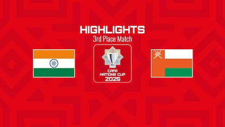 India v Oman | CAFA Nations Cup 2025 | Highlights