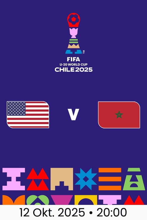 USA - Marokko | Viertelfinale | FIFA U-20-Weltmeisterschaft Chile 2025™