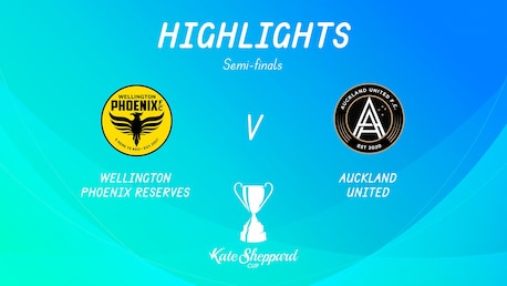 Wellington Phoenix Women’s Reserves x Auckland United FC | Semifinais | Kate Sheppard Cup | Melhores momentos