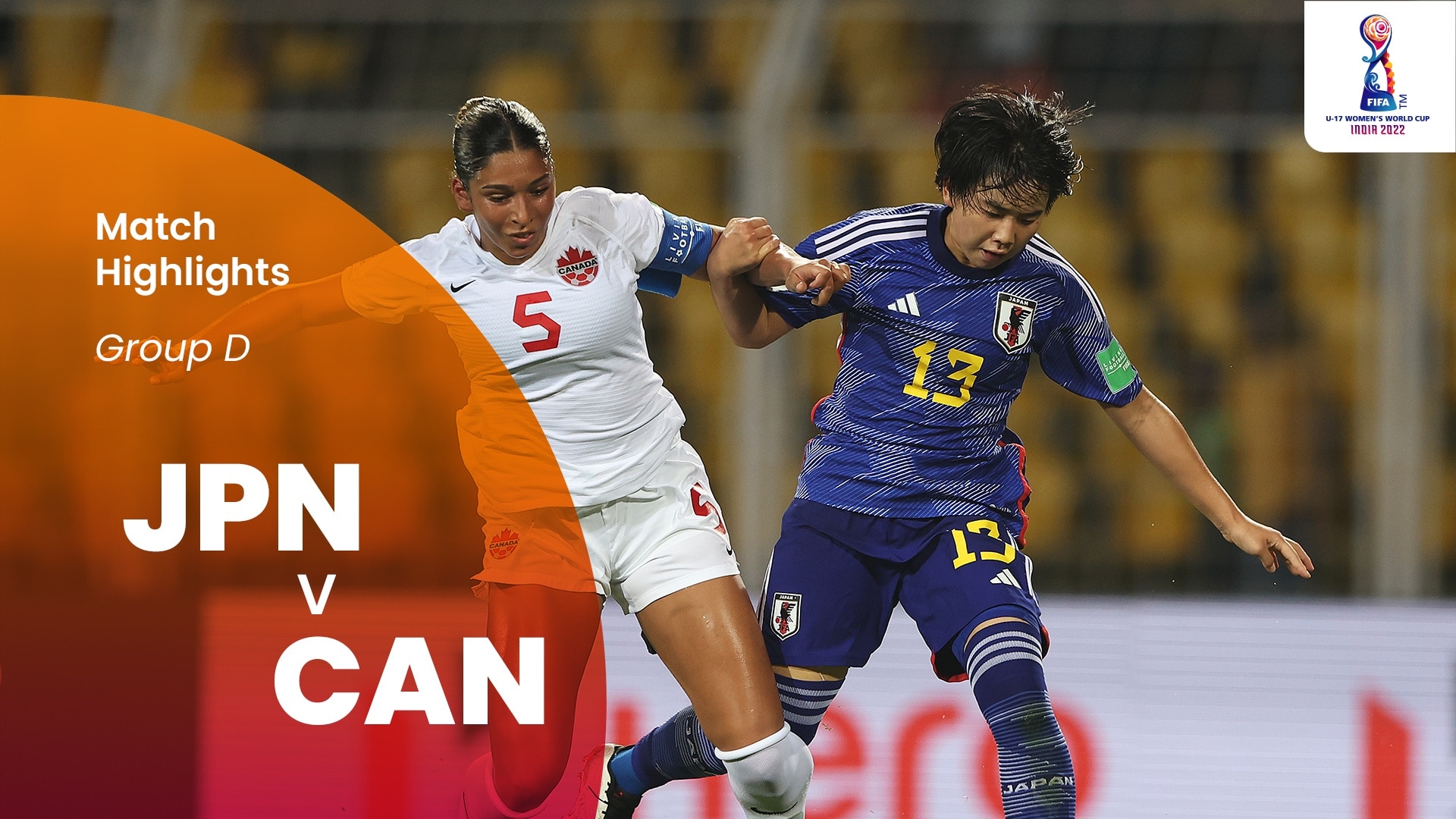 Japão x Canadá | Grupo D | Copa do Mundo FIFA Feminina Sub-17 de 2022, na Índia | Melhores momentos