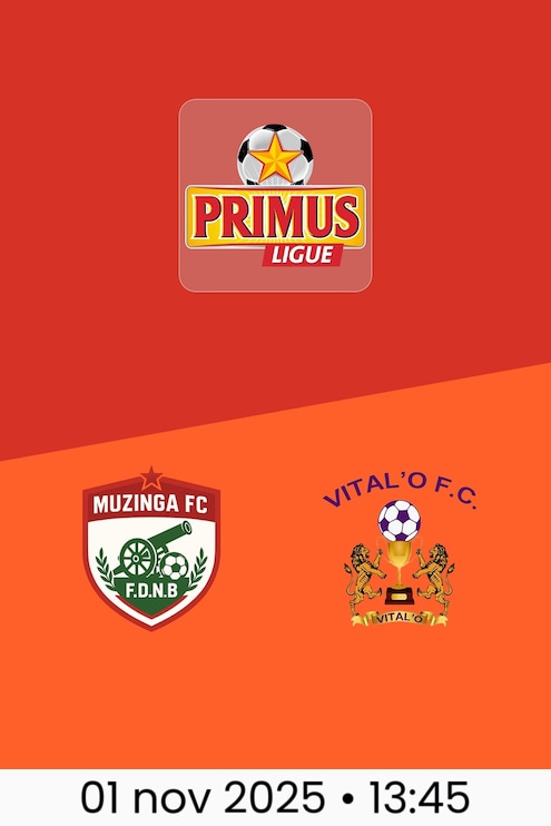 Muzinga FC vs Vital'O FC | Primus Ligue Burundi 2025/26