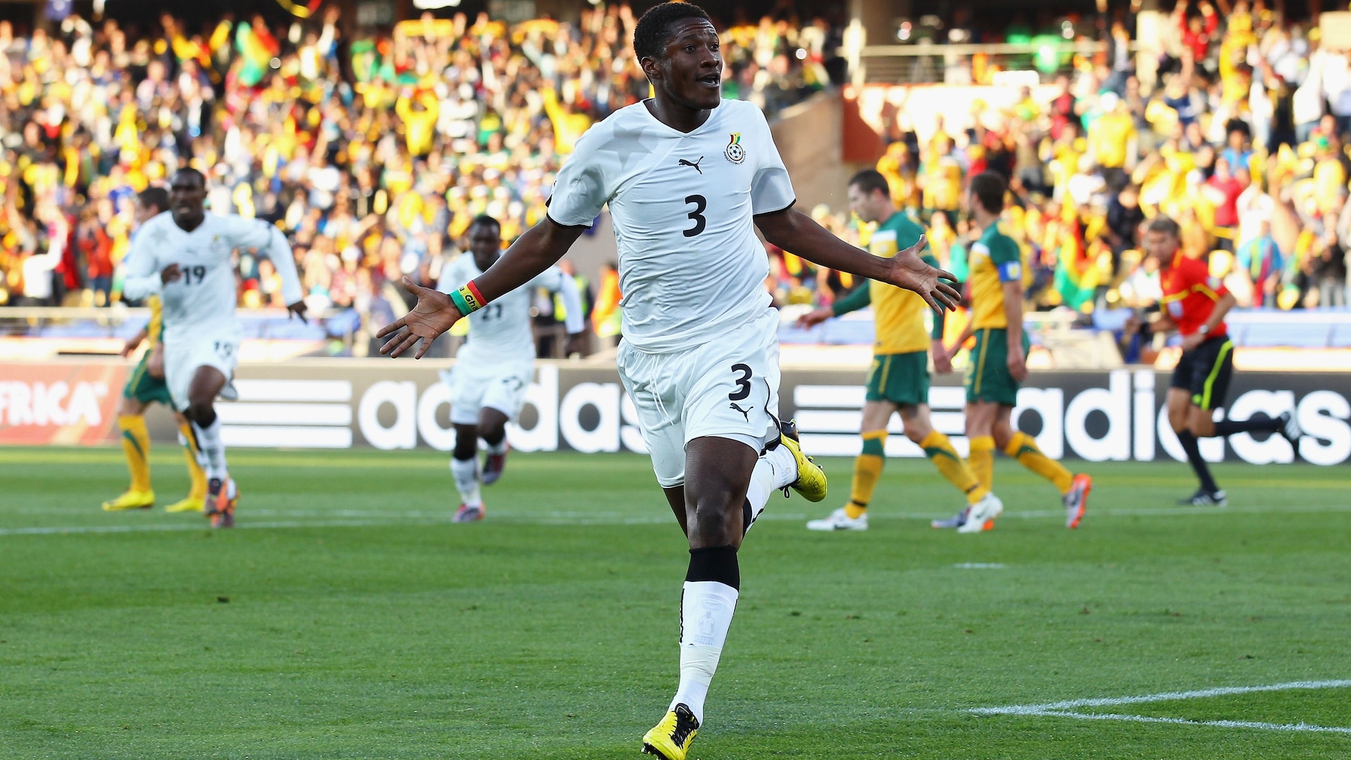 Asamoah Gyan Goal 25' | Ghana v Australia | 2010 FIFA World Cup South Africa™