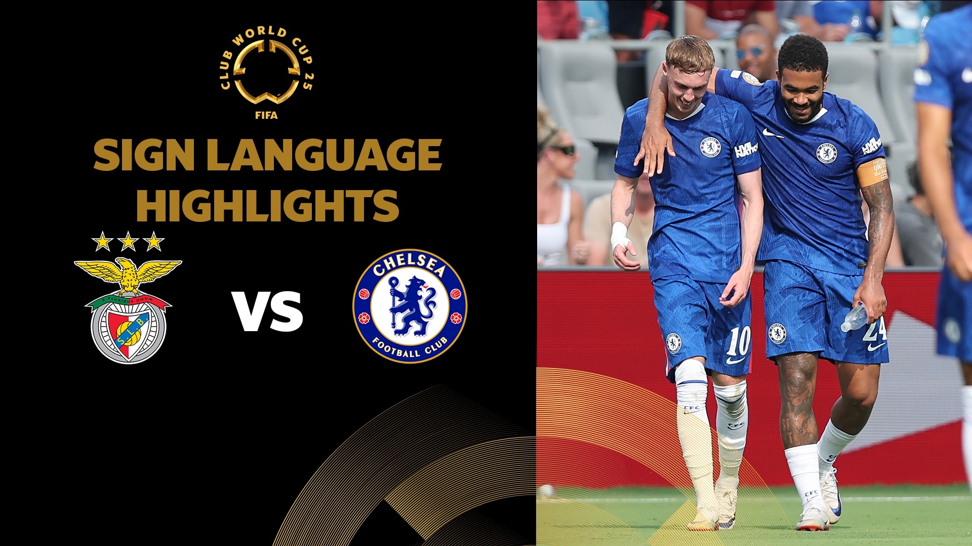 SL Benfica - Chelsea FC | Achtelfinale | FIFA Club World Cup 2025™ | Highlights (Gebärdensprache)