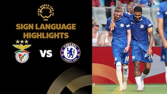 SL Benfica x Chelsea FC | Oitavas de final | FIFA Club World Cup 2025™ | Melhores momentos (Linguagem de sinais)