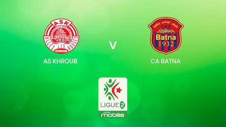 AS Khroub x CA Batna | Ligue 2 2024/25 | Argélia | Jogo completo