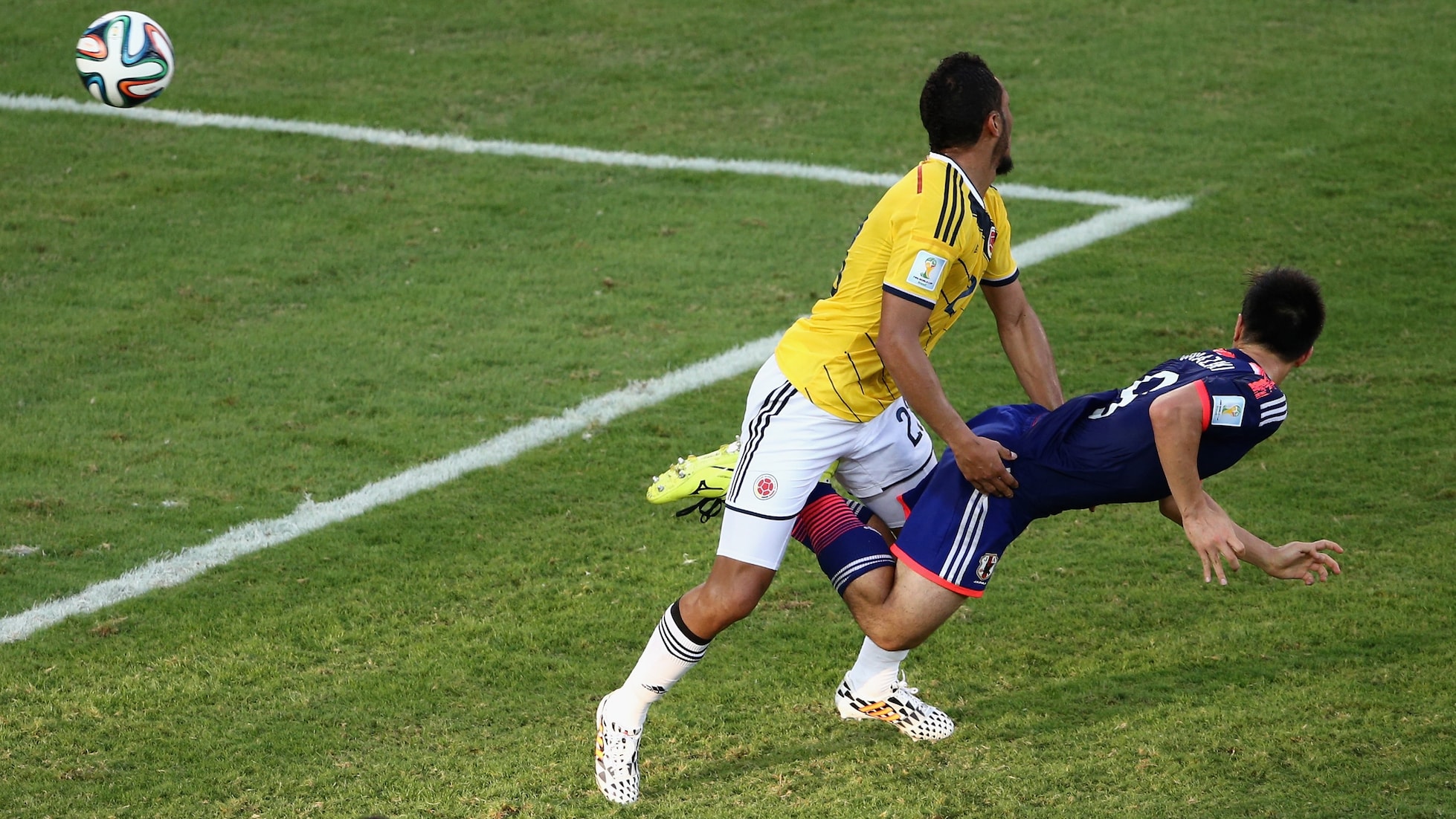 Le but de Shinji Okazaki 45' | Japon - Colombie | Coupe du Monde de la FIFA, Brésil 2014™