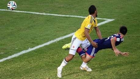 Le but de Shinji Okazaki 45' | Japon - Colombie | Coupe du Monde de la FIFA, Brésil 2014™