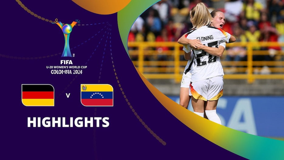 Deutschland - Venezuela | Gruppe D | FIFA U-20-Frauen-Weltmeisterschaft Kolumbien 2024™ | Highlights