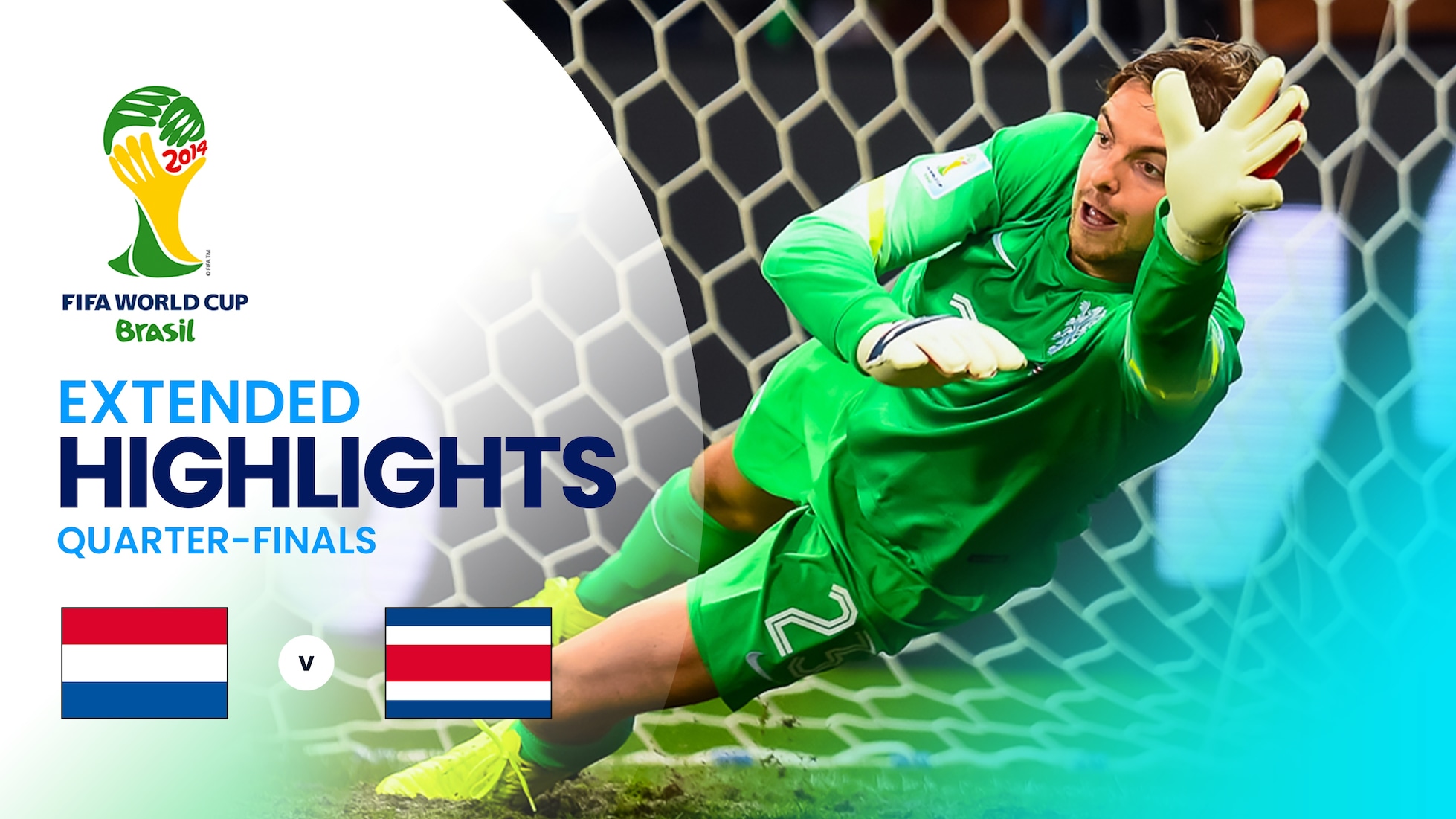 Niederlande v Costa Rica | Viertelfinale | FIFA Fussball-Weltmeisterschaft Brasilien 2014™ | Erweiterte Highlights