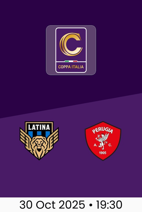 Latina v Perugia | Second Preliminary Round | Coppa Italia Serie C 2025/26